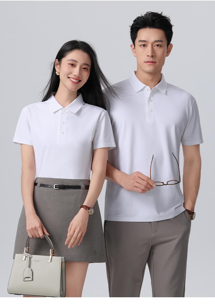 1868 100支双面丝光棉涤拉架 200克 Polo衫 Polo衫 细节展示 启虎