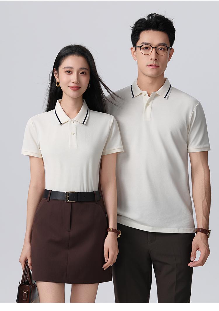1863 50支双股丝光长绒棉 210克 Polo衫 Polo衫 细节展示 启虎