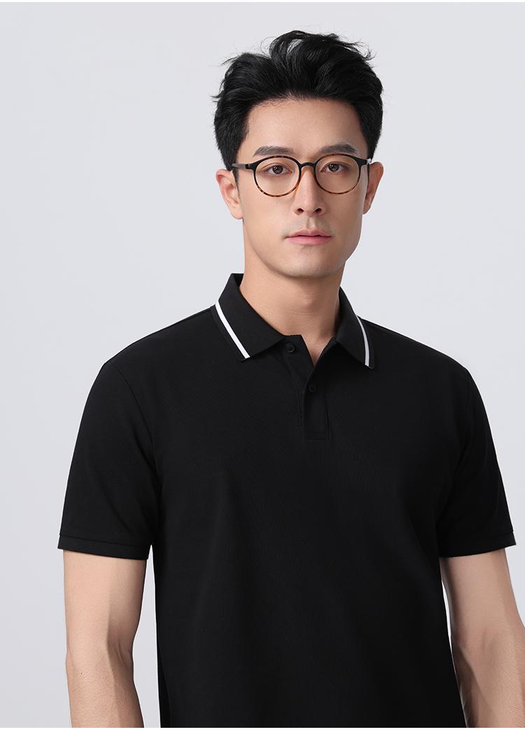1863 50支双股丝光长绒棉 210克 Polo衫 Polo衫 细节展示 启虎