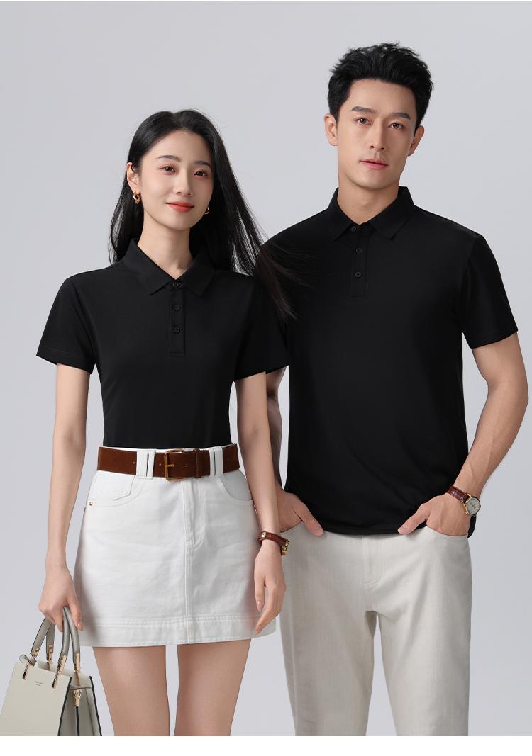 1865 40支混纺拉架桑蚕丝 220克 Polo衫 Polo衫 细节展示 启虎