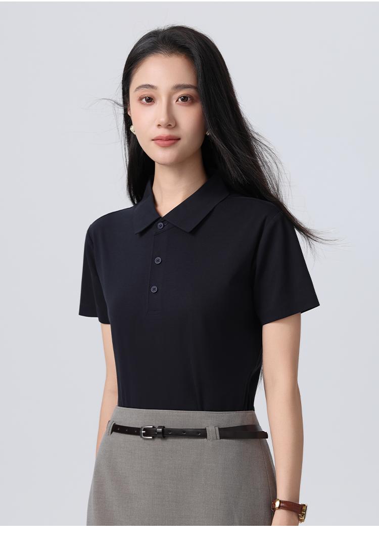 1868 100支双面丝光棉涤拉架 200克 Polo衫 Polo衫 细节展示 启虎