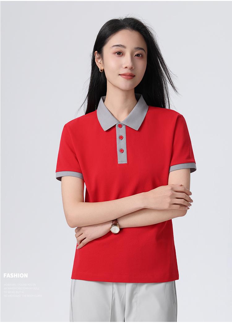906 21支纯棉防静电 230克 Polo衫 Polo衫 细节展示 启虎