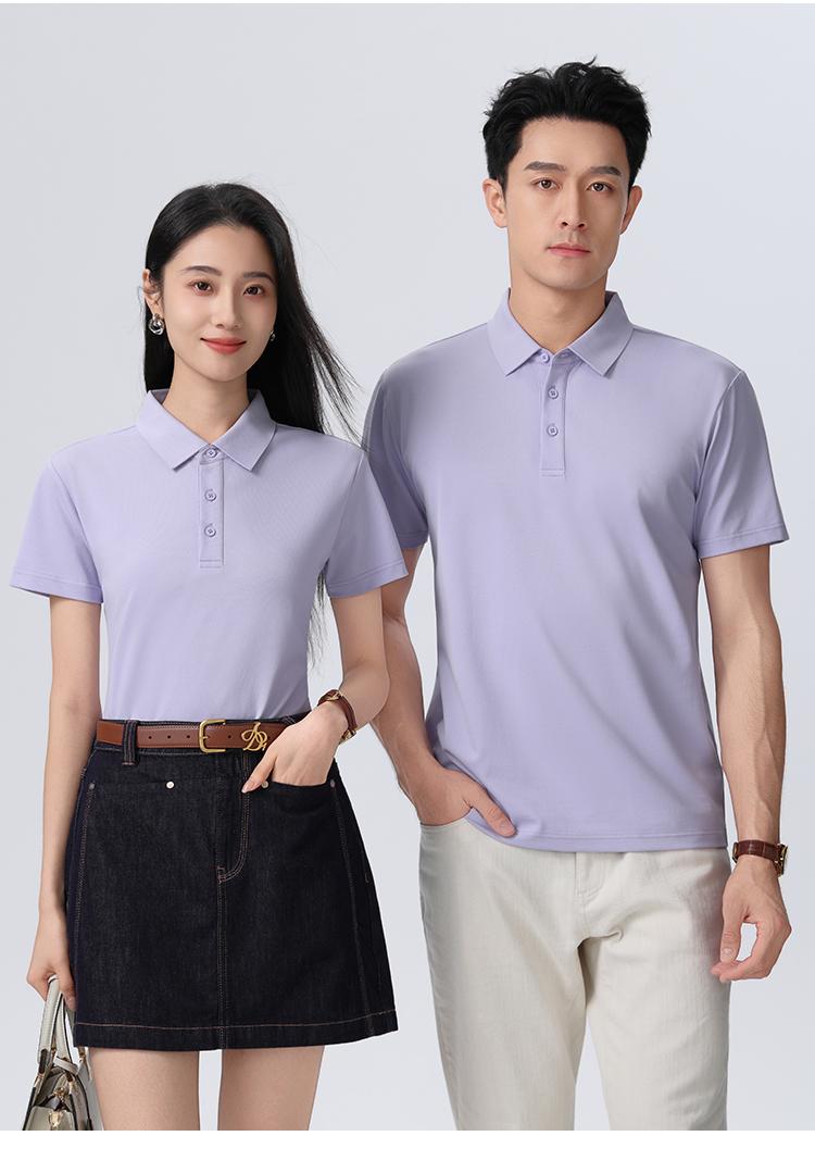 1865 40支混纺拉架桑蚕丝 220克 Polo衫 Polo衫 细节展示 启虎