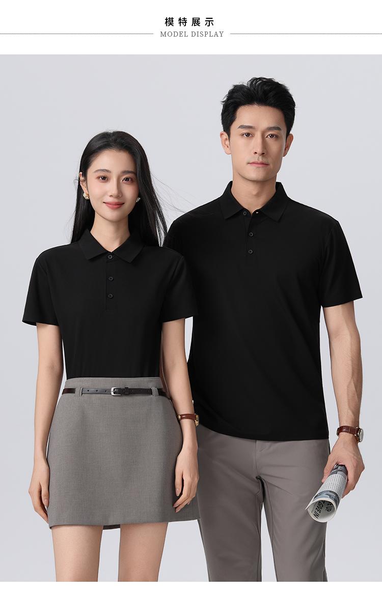 1868 100支双面丝光棉涤拉架 200克 Polo衫 Polo衫 细节展示 启虎