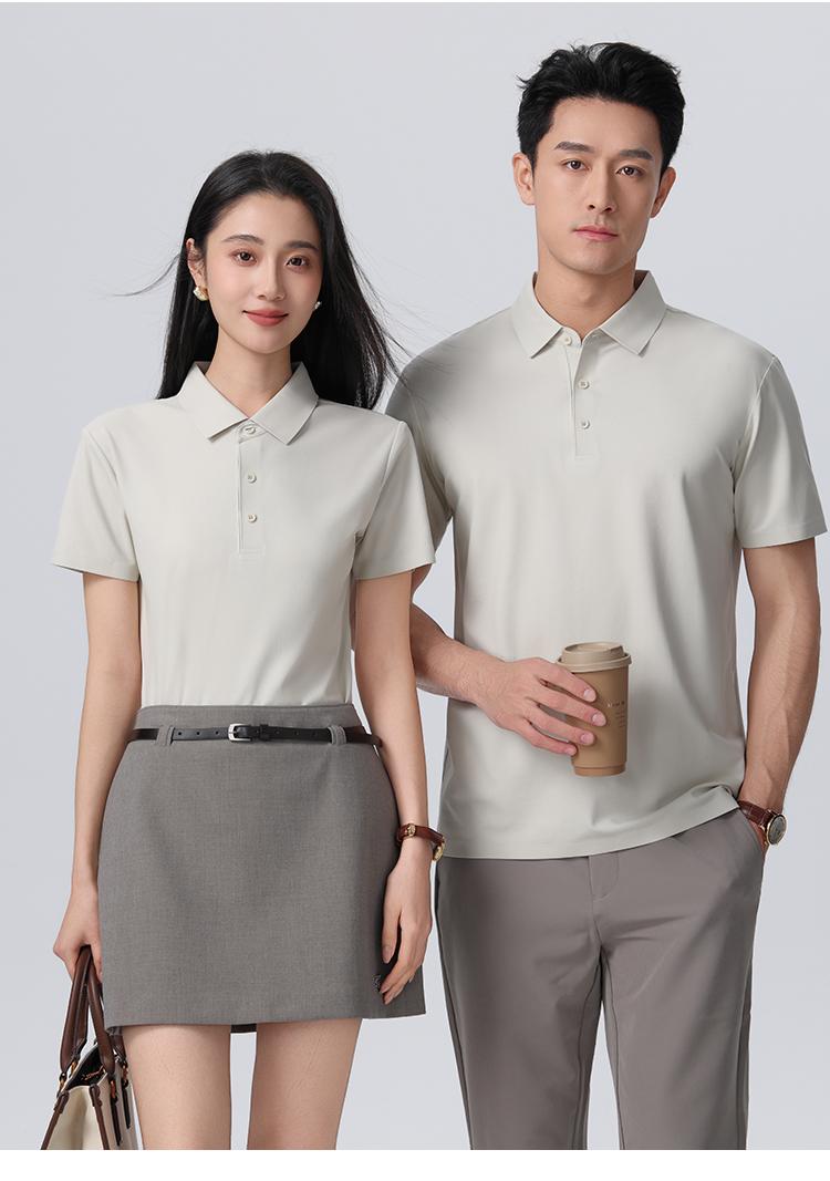 1868 100支双面丝光棉涤拉架 200克 Polo衫 Polo衫 细节展示 启虎