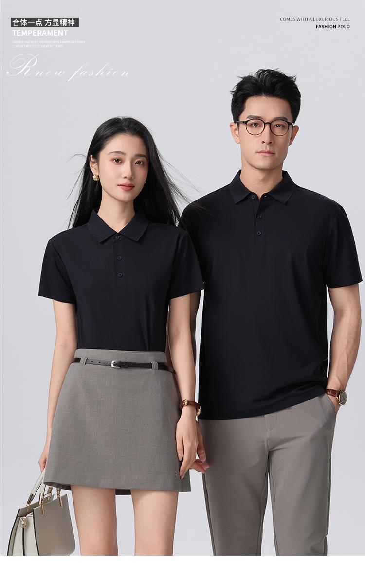 1868 100支双面丝光棉涤拉架 200克 Polo衫 Polo衫 细节展示 启虎