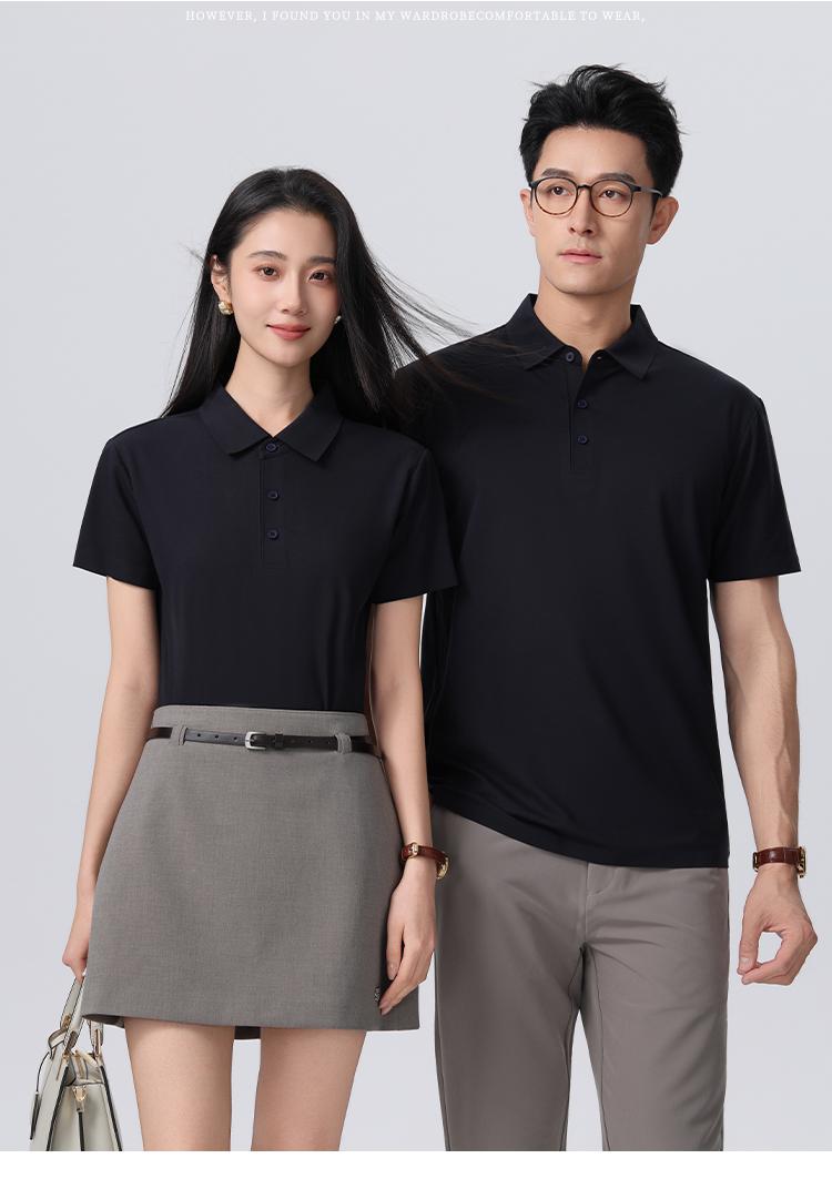 1868 100支双面丝光棉涤拉架 200克 Polo衫 Polo衫 细节展示 启虎