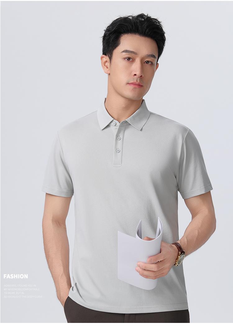 1865 40支混纺拉架桑蚕丝 220克 Polo衫 Polo衫 细节展示 启虎