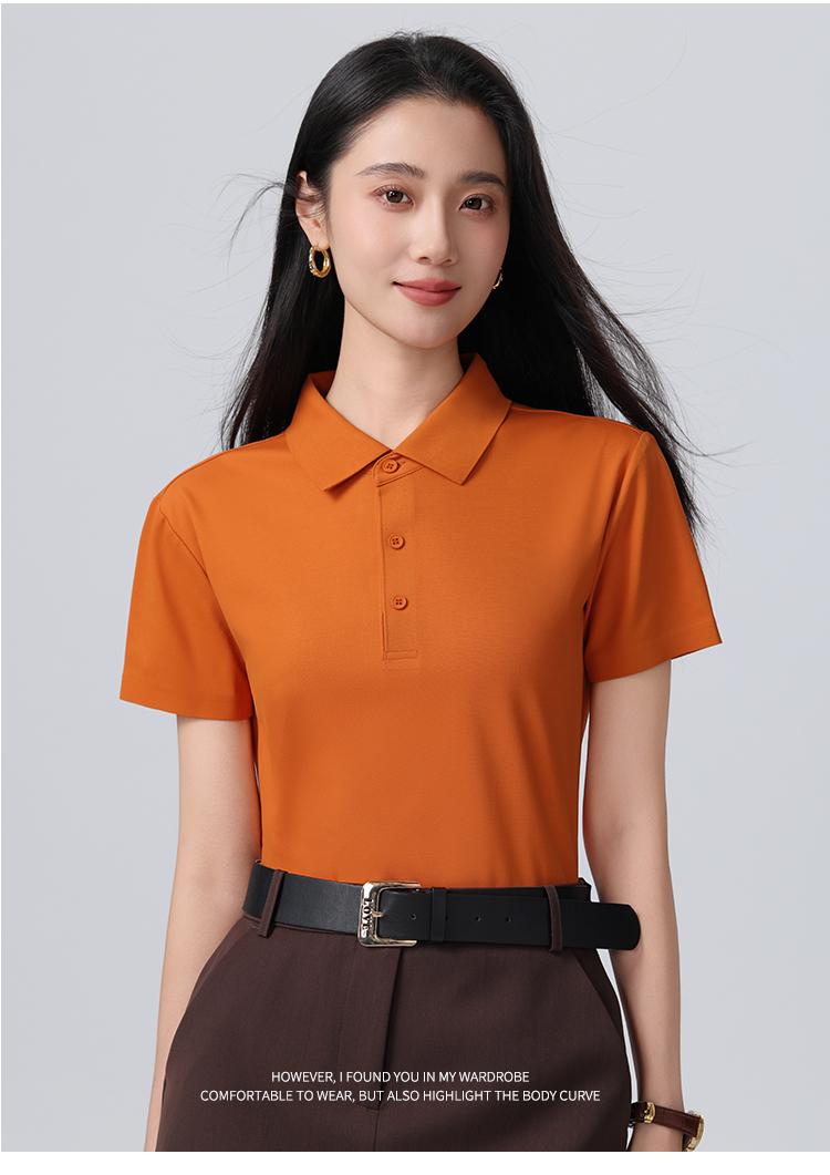1868 100支双面丝光棉涤拉架 200克 Polo衫 Polo衫 细节展示 启虎