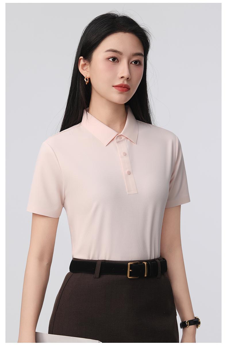 8998 精品小华夫格 无缝压胶 190克 Polo衫 Polo衫 细节展示 启虎