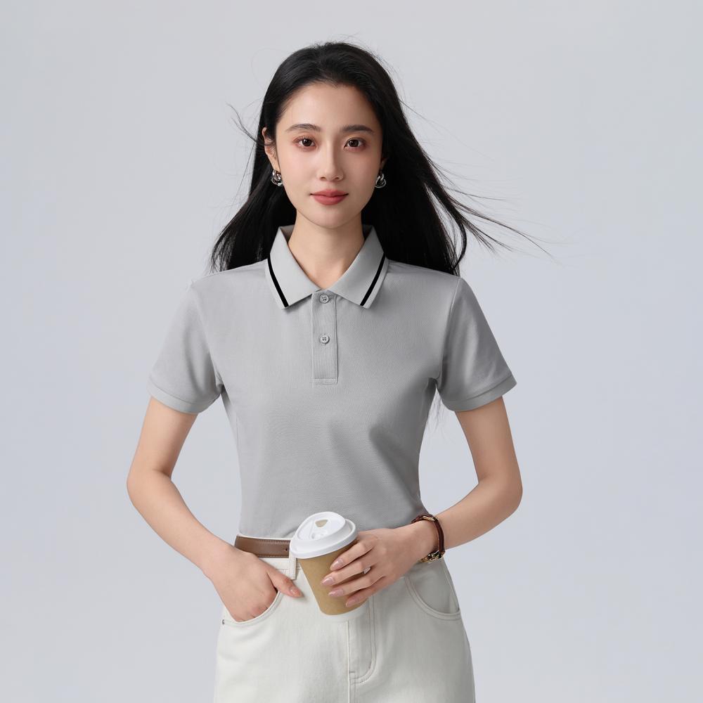 1863 50支双股丝光长绒棉 210克 Polo衫 Polo衫 细节展示 启虎