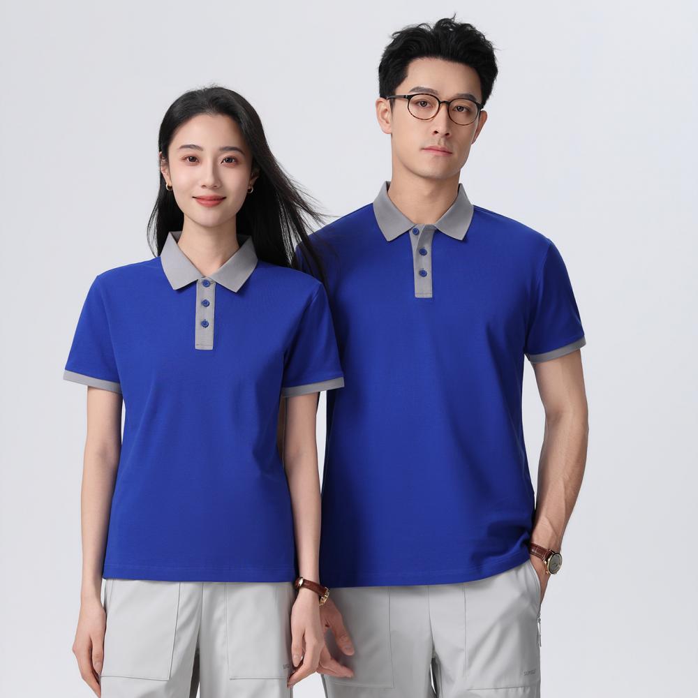 906 21支纯棉防静电 230克 Polo衫 Polo衫 细节展示 启虎