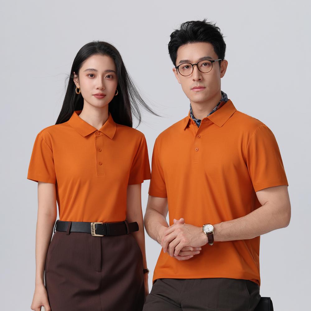 1868 100支双面丝光棉涤拉架 200克 Polo衫 Polo衫 细节展示 启虎
