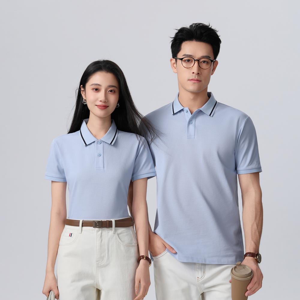 1863 50支双股丝光长绒棉 210克 Polo衫 Polo衫 细节展示 启虎