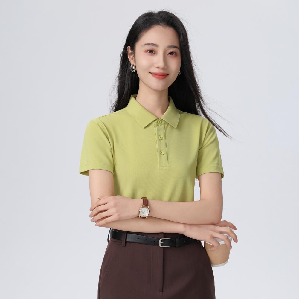 1865 40支混纺拉架桑蚕丝 220克 Polo衫 Polo衫 细节展示 启虎
