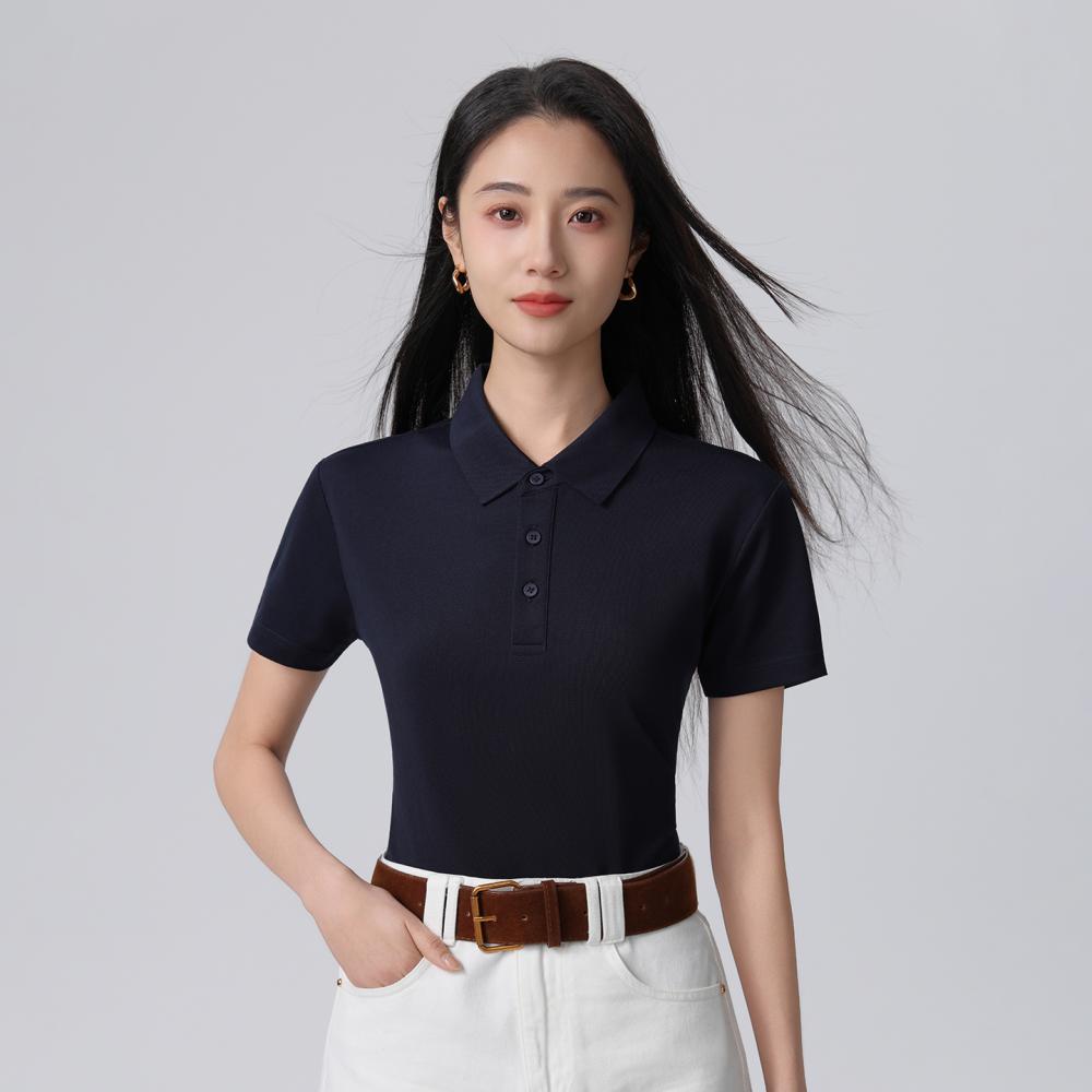 1865 40支混纺拉架桑蚕丝 220克 Polo衫 Polo衫 细节展示 启虎