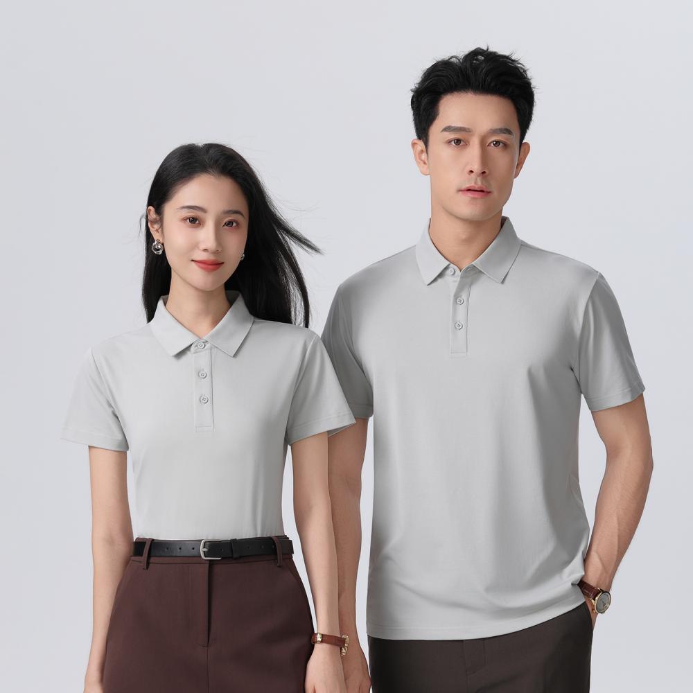 1865 40支混纺拉架桑蚕丝 220克 Polo衫 Polo衫 细节展示 启虎