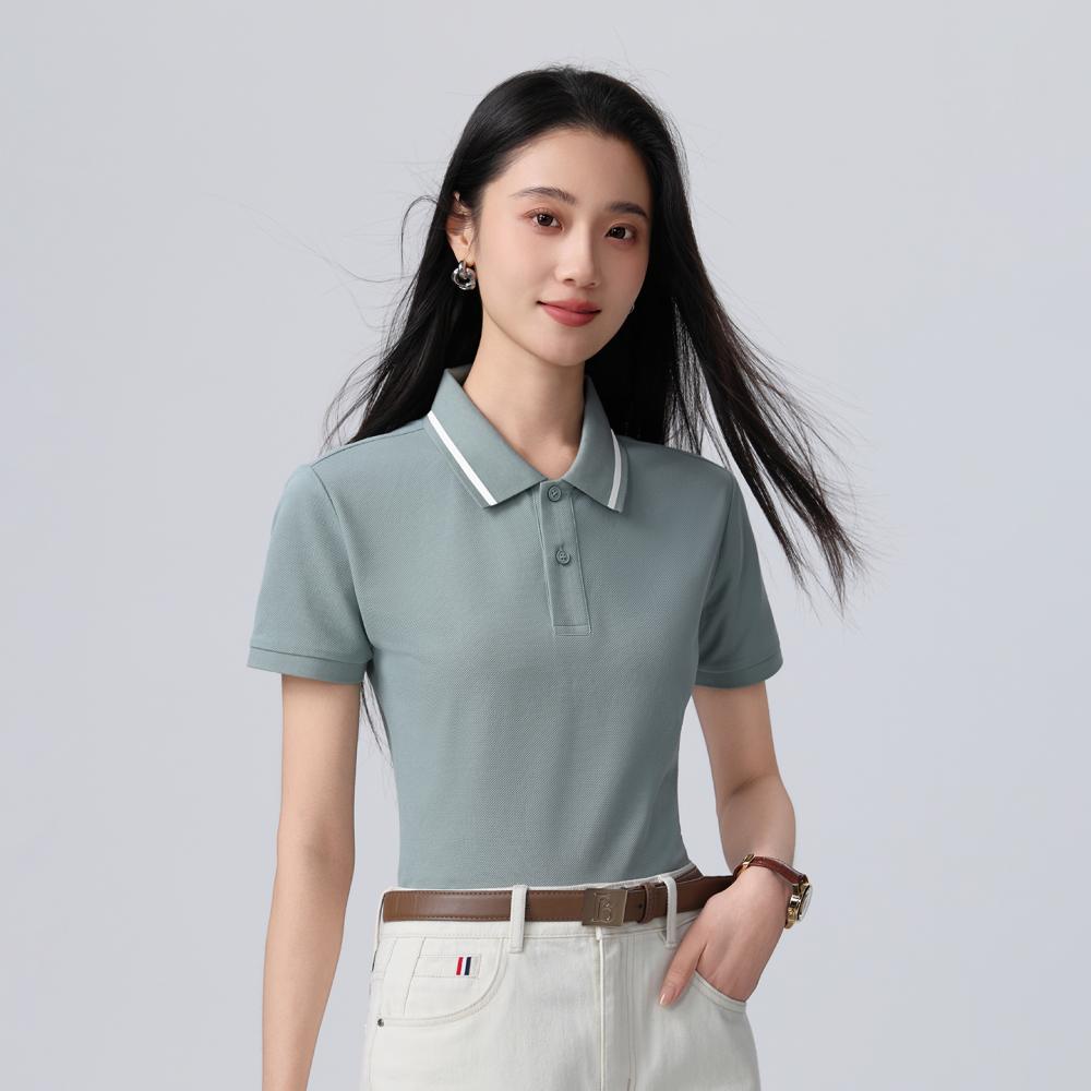 1863 50支双股丝光长绒棉 210克 Polo衫 Polo衫 细节展示 启虎