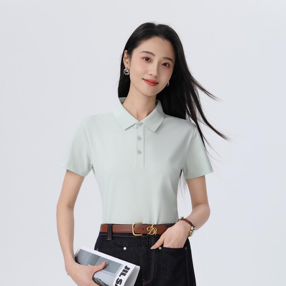 1865 40支混纺拉架桑蚕丝 220克 Polo衫 Polo衫 细节展示 启虎
