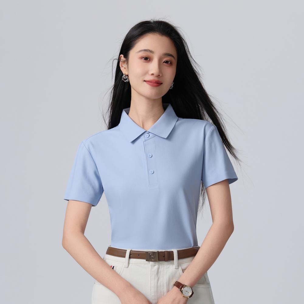 1868 100支双面丝光棉涤拉架 200克 Polo衫 Polo衫 细节展示 启虎