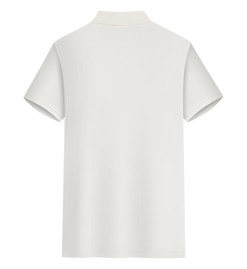 LY9826 75%海岛棉 25%铜氨纤维 200克 Polo衫 白色 Polo衫 企业团购定制 paidai